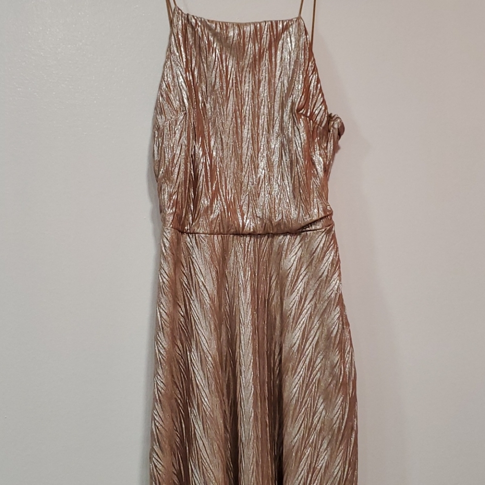 Gold party dress!